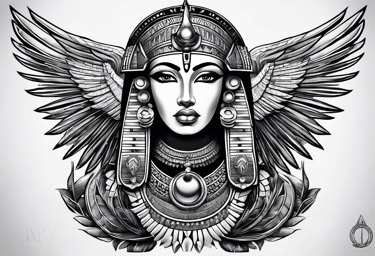 Goddess Mayan Tribal Tattoo Design Vector Stock Vector (Royalty Free)  2211799761 | Shutterstock