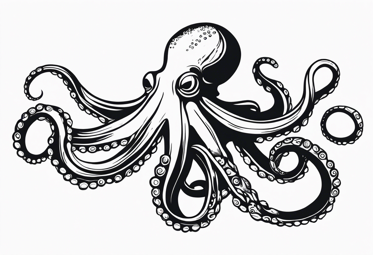 Octopus ten thousand leagues tattoo idea