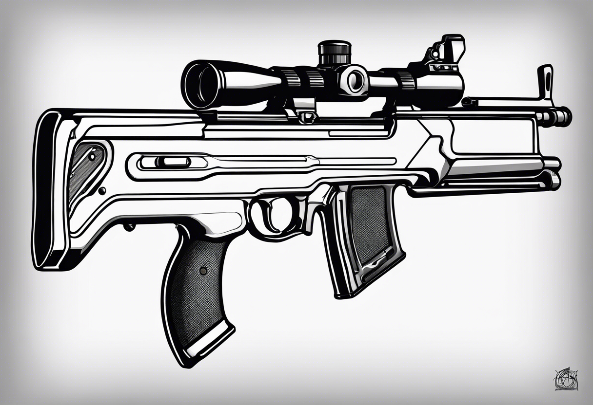 French famas tattoo idea