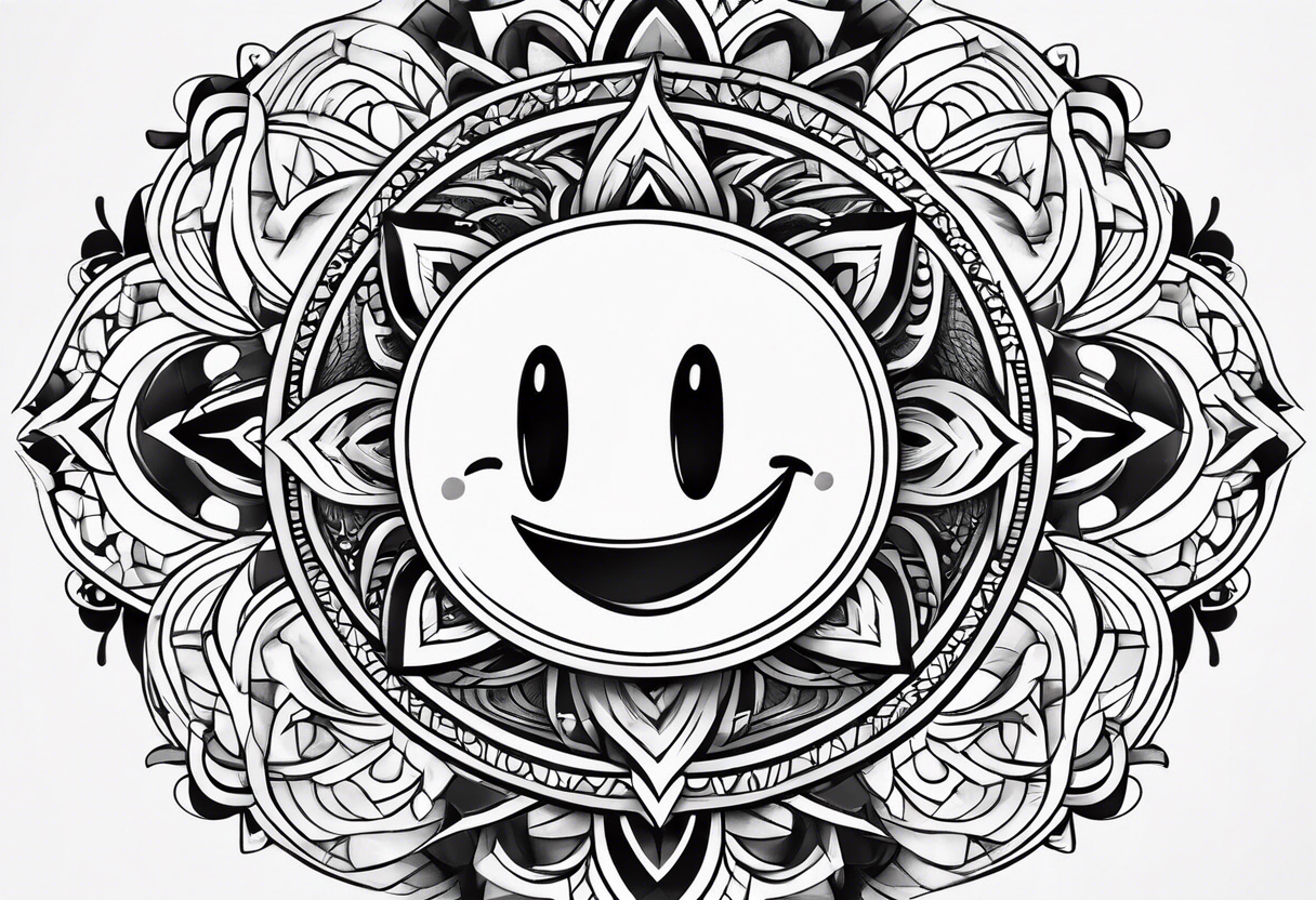 Smiley tattoo idea