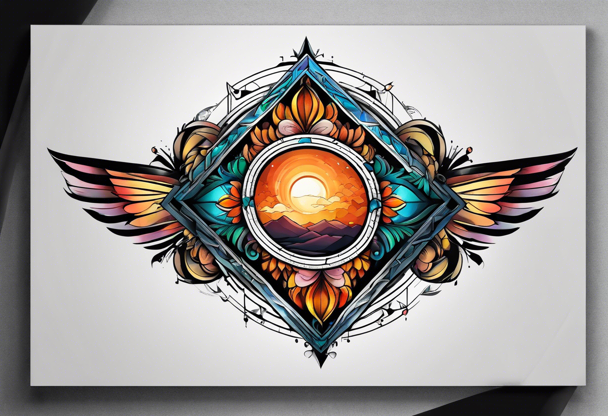 Portal to another world tattoo idea