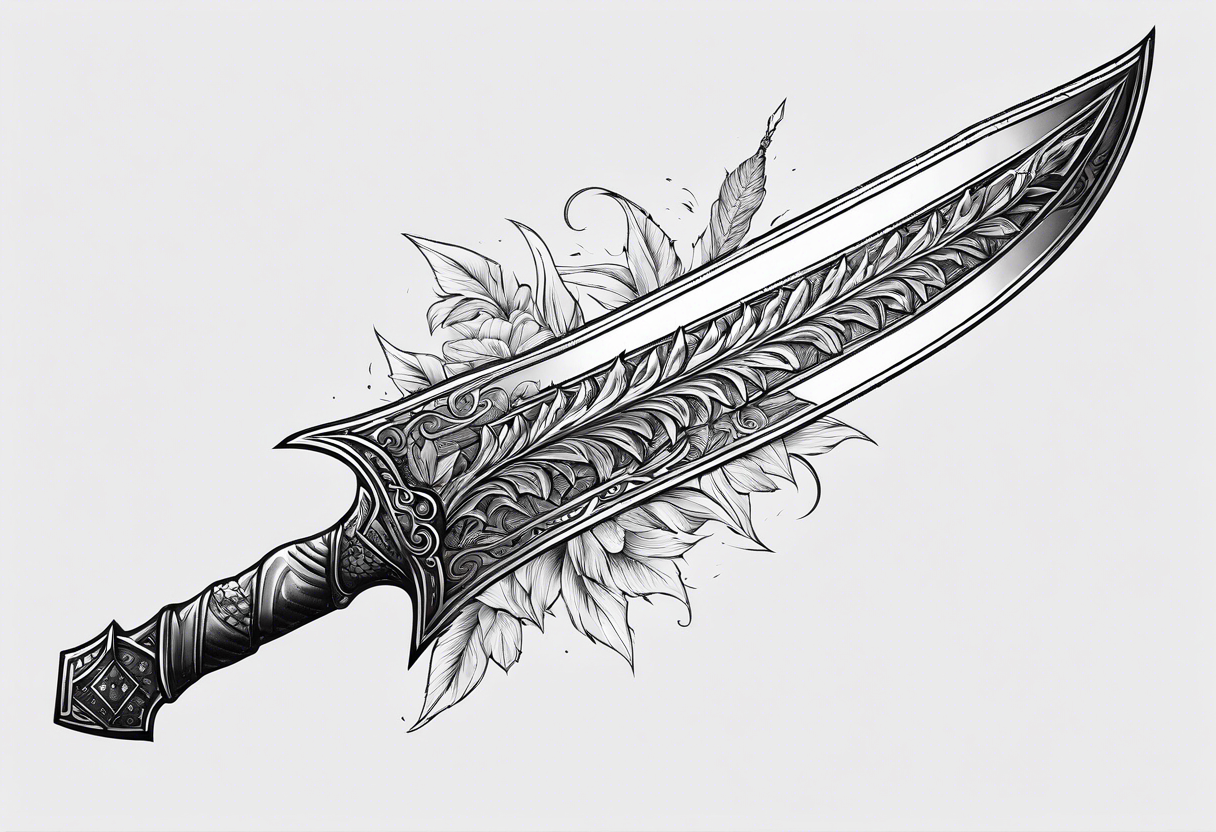 Assassin's creed dagger tattoo idea