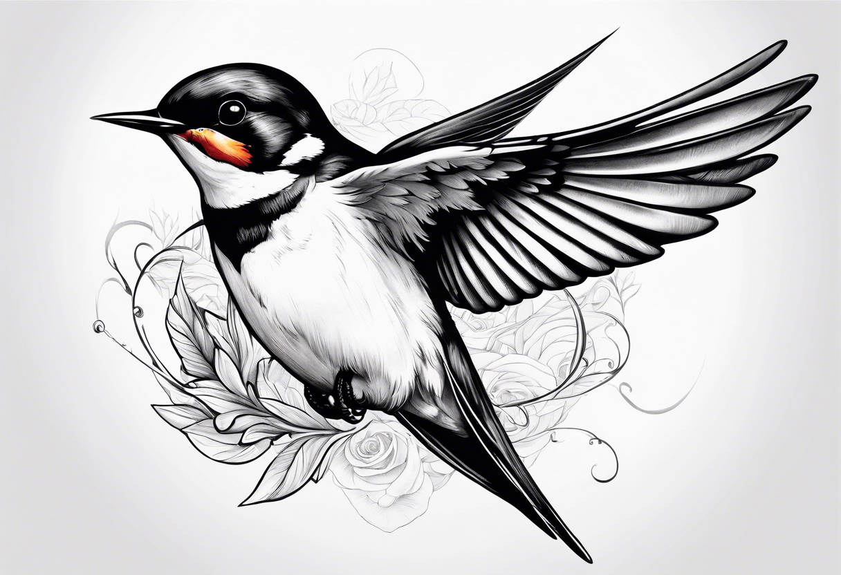 Swallow tattoo | Swallow tattoo, Tattoos for guys, Family tattoo designs