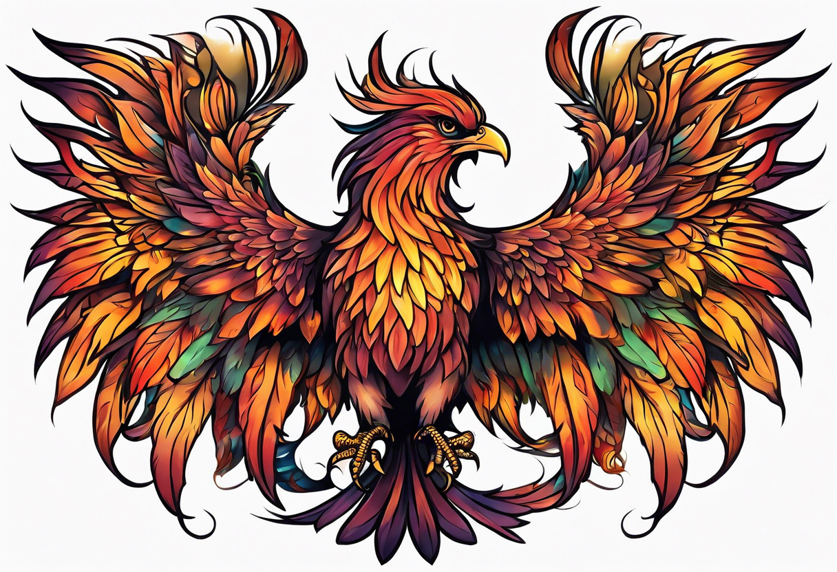 phoenix tattoo idea