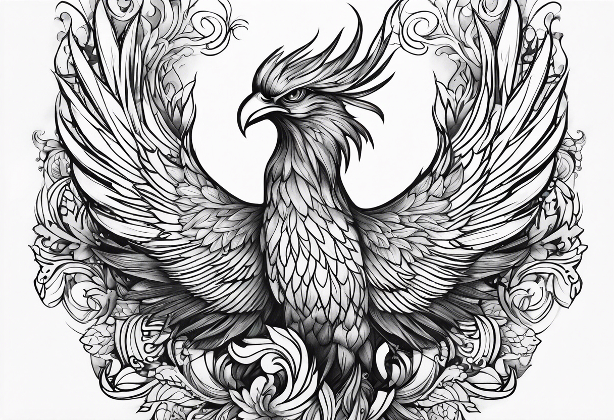 Phoenix tattoo idea