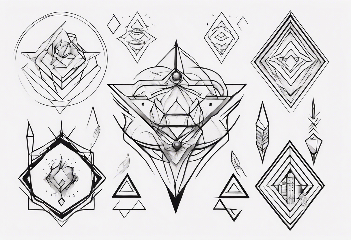 40+ Geometric Tattoo Designs For Men And Women - TattooBlend