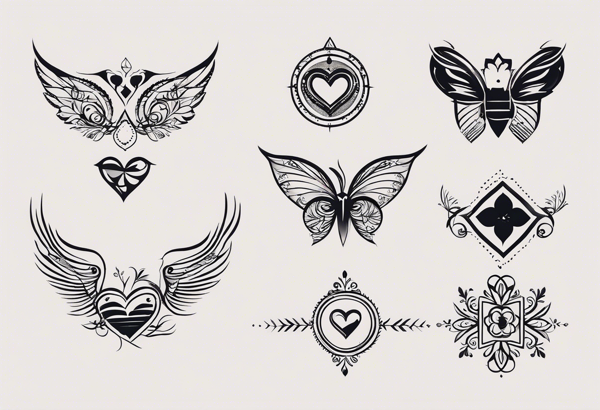 Mystical Tattoo Design Vector Set Linear Mystical Symbol Tattoo Magic Flash  Sheet Astrology Alchemy Sun Elements Decoration Modern Style - Etsy