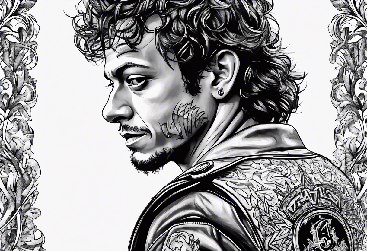 Valentino Rossi 46 tattoo idea