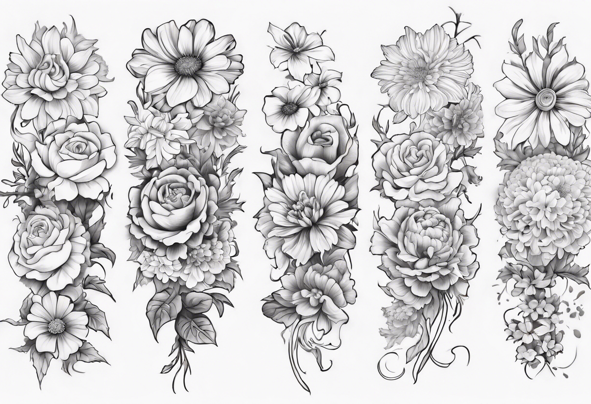 marigolds | Miss Phoenix Rose Tattoo Studio