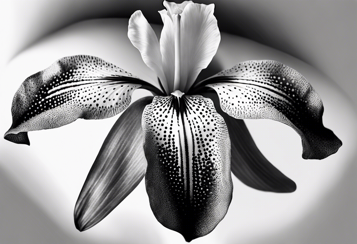 Iris Flower tattoo idea