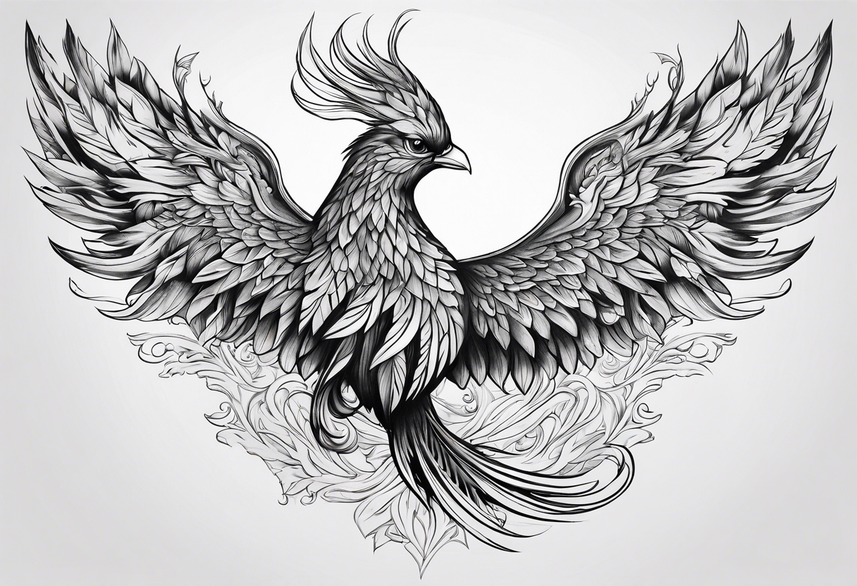 Phoenix tattoo idea