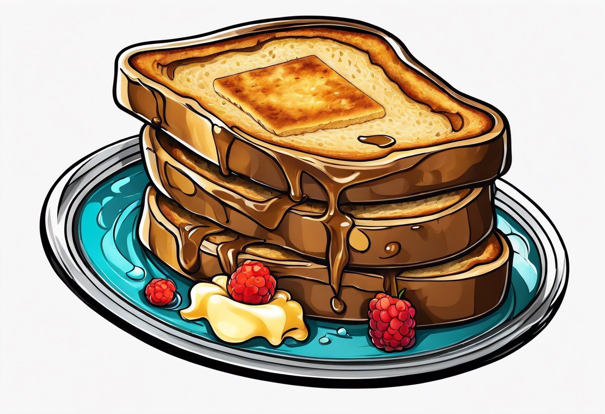 Burnt toast tattoo idea