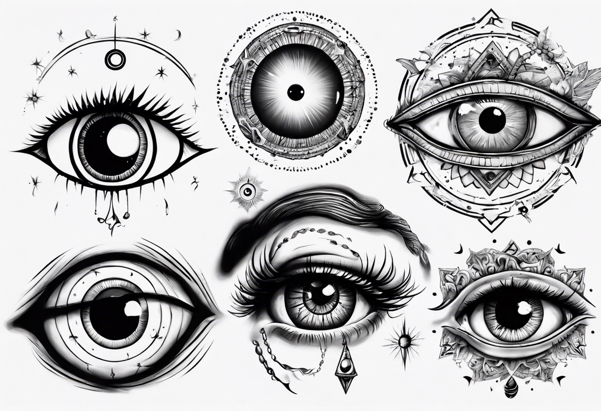 Eye Tattoo Design – Naira – Coyote Tattoo Designs