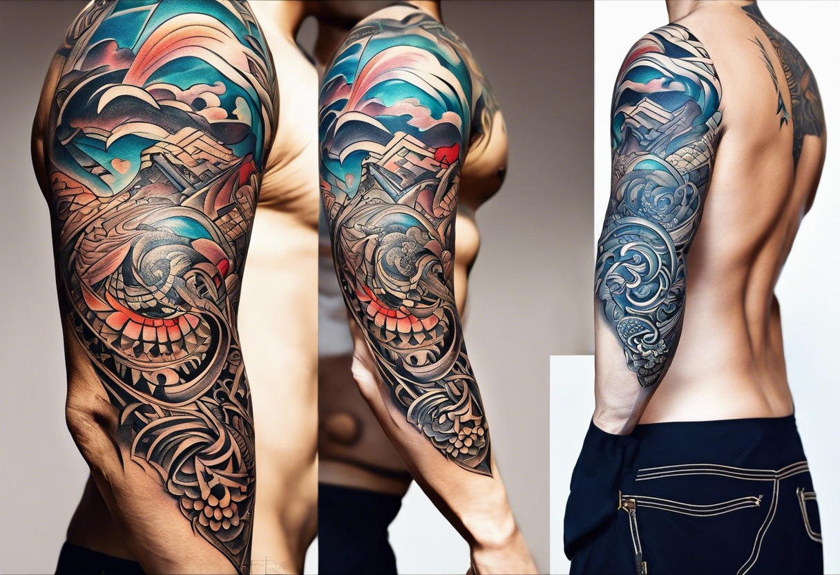 discipline consistency tribal tattoo idea