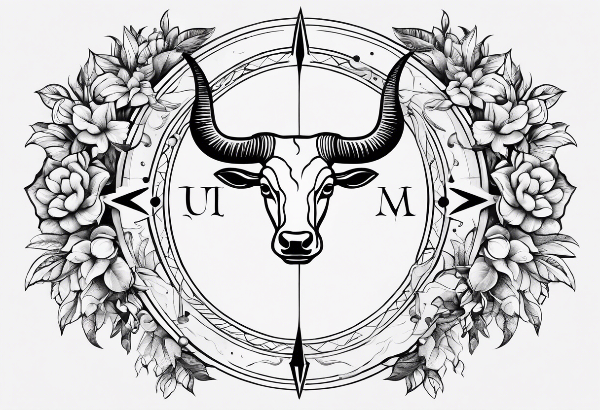 Buy Gemini Horoscope Flower Tattoo Tattoo Design and Tattoo  Stencil/template Instant Digital Download Tattoo Permit Online in India -  Etsy