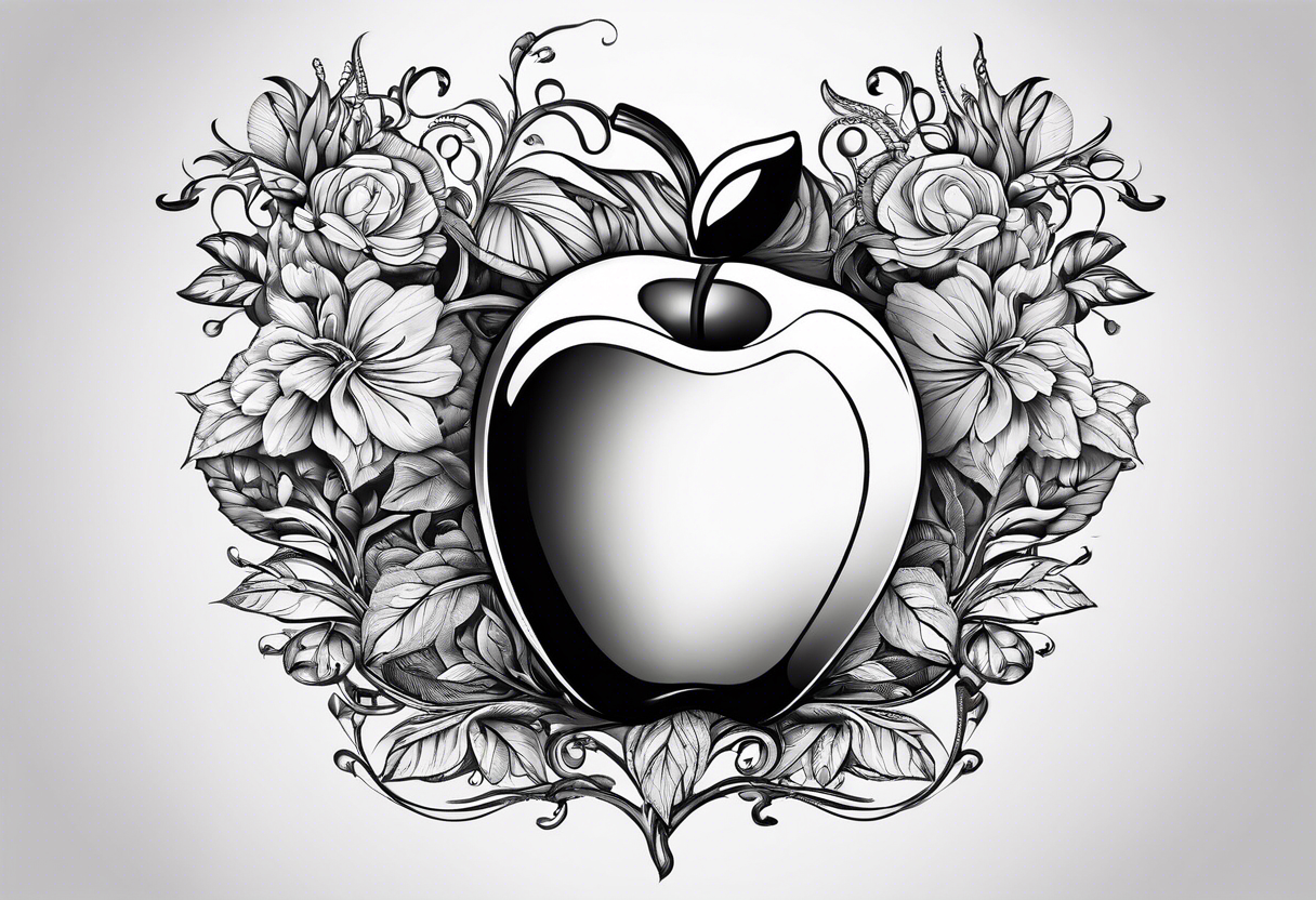 Apple tattoo idea