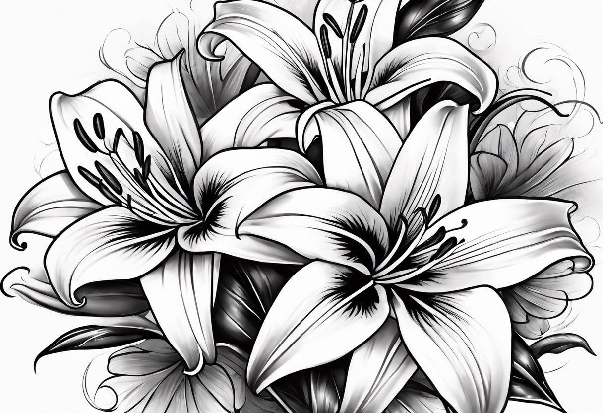 Lillies tattoo idea