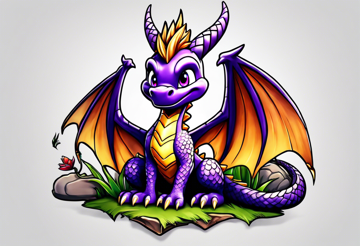 Spyro the dragon tattoo idea