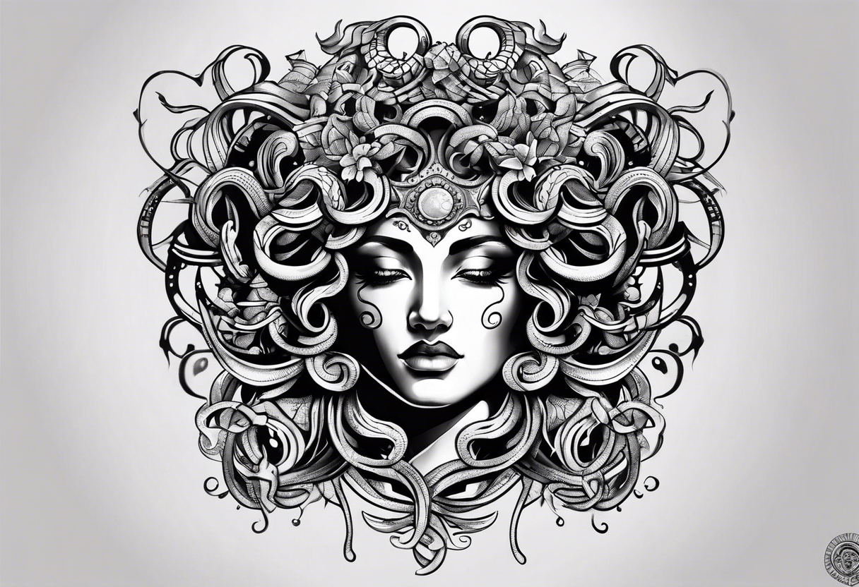 Medusa Tattoo Design - SplitRealityCreations - Digital Art, People &  Figures, Female Form, Other Female Form - ArtPal