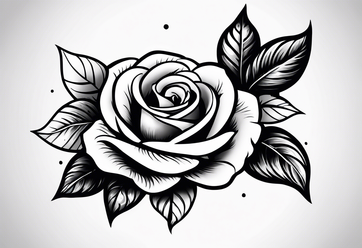 Small Rose tattoo tattoo idea