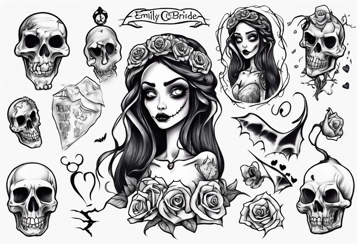 Emily corpse bride tattoo idea