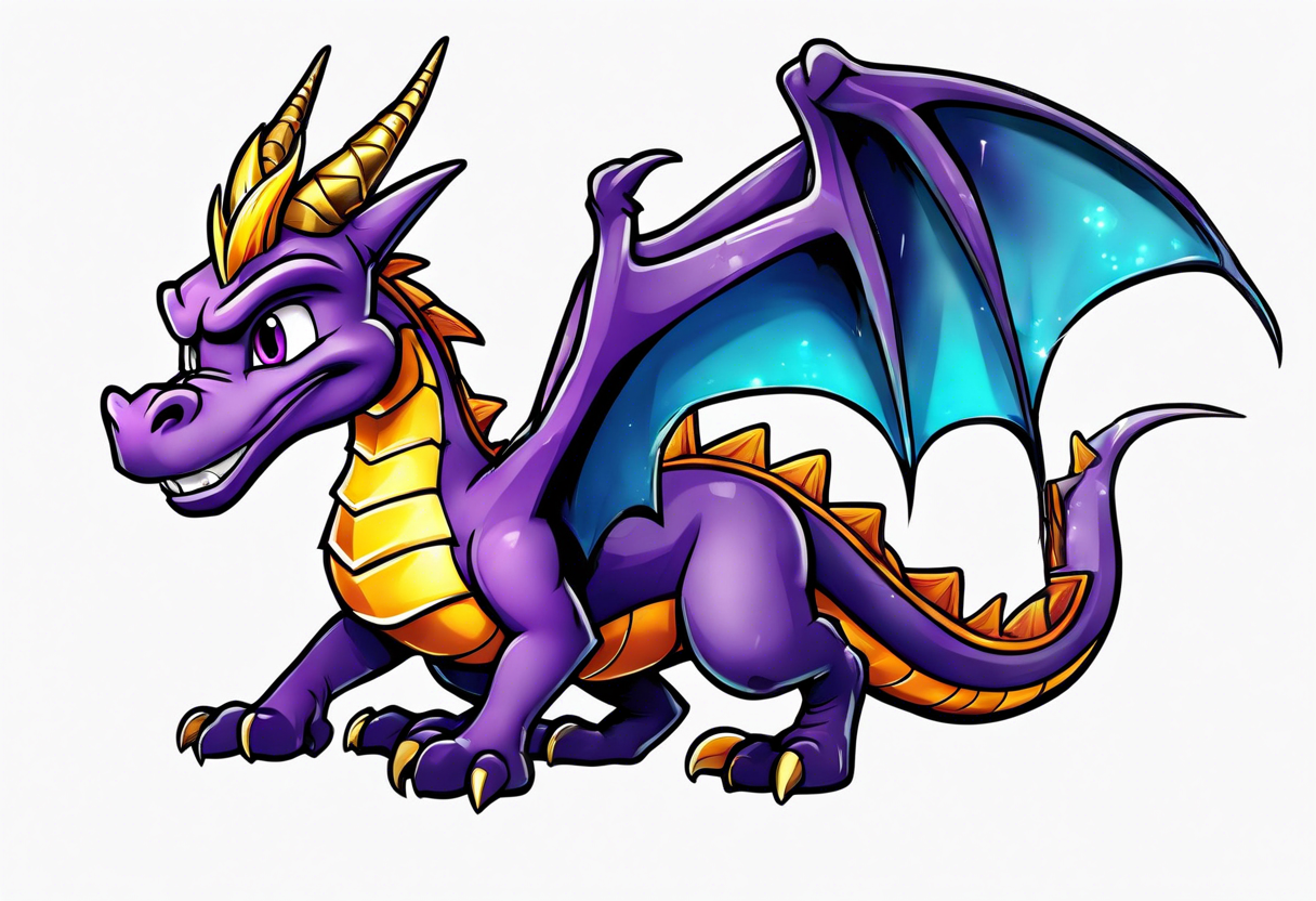 Spyro the dragon tattoo idea