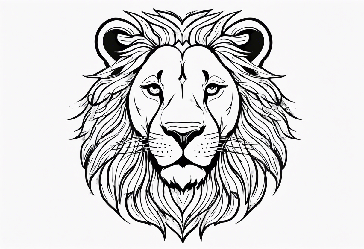 mom of 3 lion pride tattoo idea