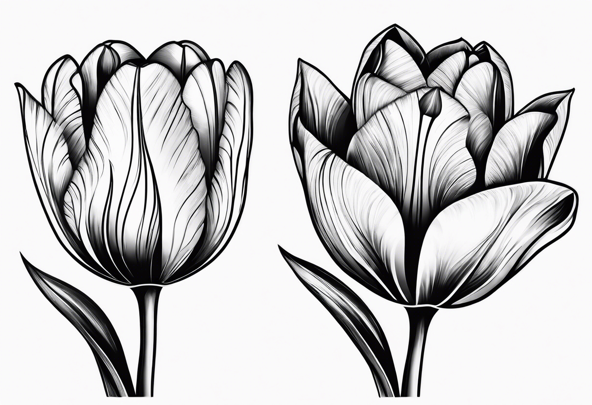 tulip tattoo idea