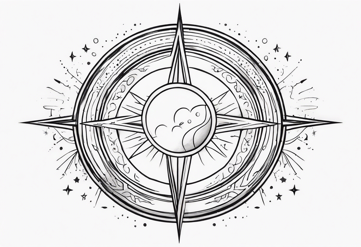 sagittarius sun rising with Jupiter and harmony open to change with purity and path to enlightenment 
tattoo] tattoo idea