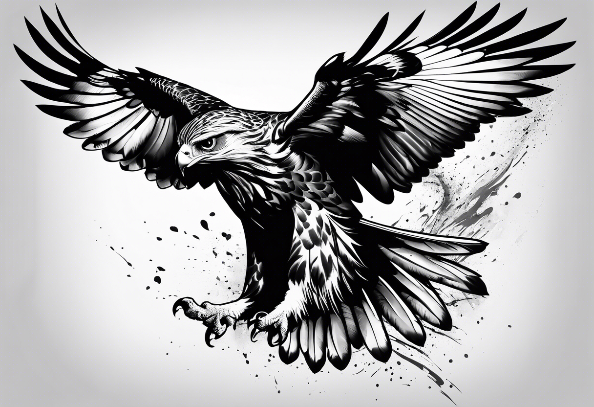 GVDTYKJF Tattoos Sticker 3D Flying Black Eagle Fake Waterproof Tattoos Body  Arm Bird Body Art Hawk Tattoos Man Tattoos Sleeves Stickers Gyfh025 :  Amazon.ae: Beauty