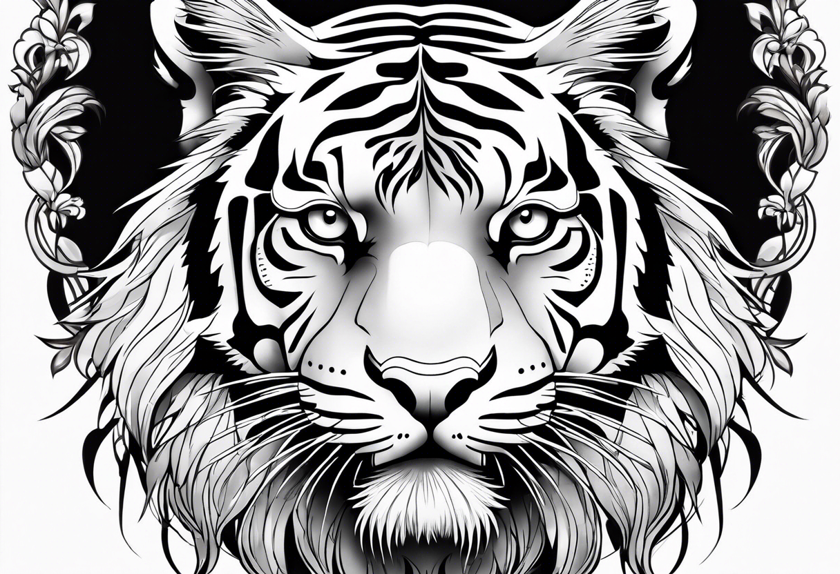 Tiger tattoo idea