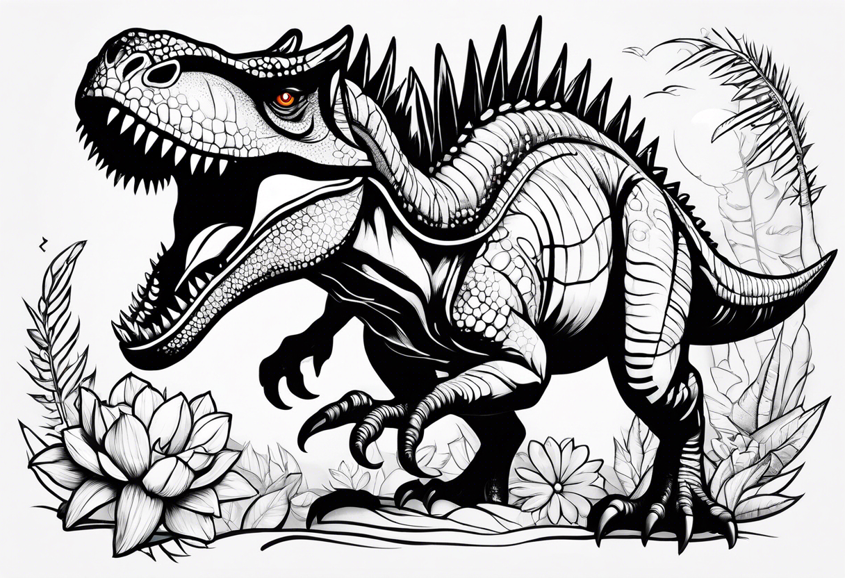 dinosaur tattoo idea