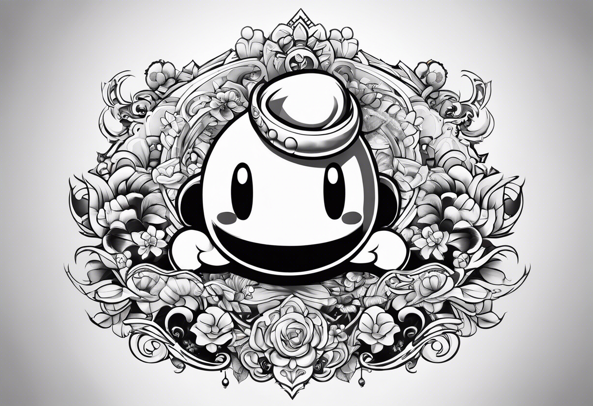 Kirby from Nintendo tattoo idea