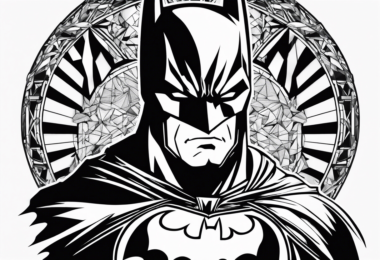 batman metal tattoo idea