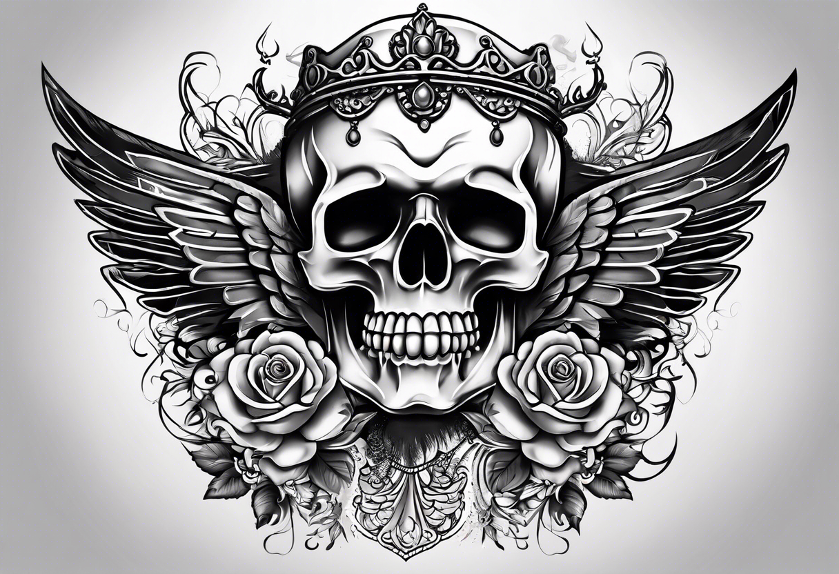 Royal Skull Tattoo on Body - Best Tattoo Ideas Gallery