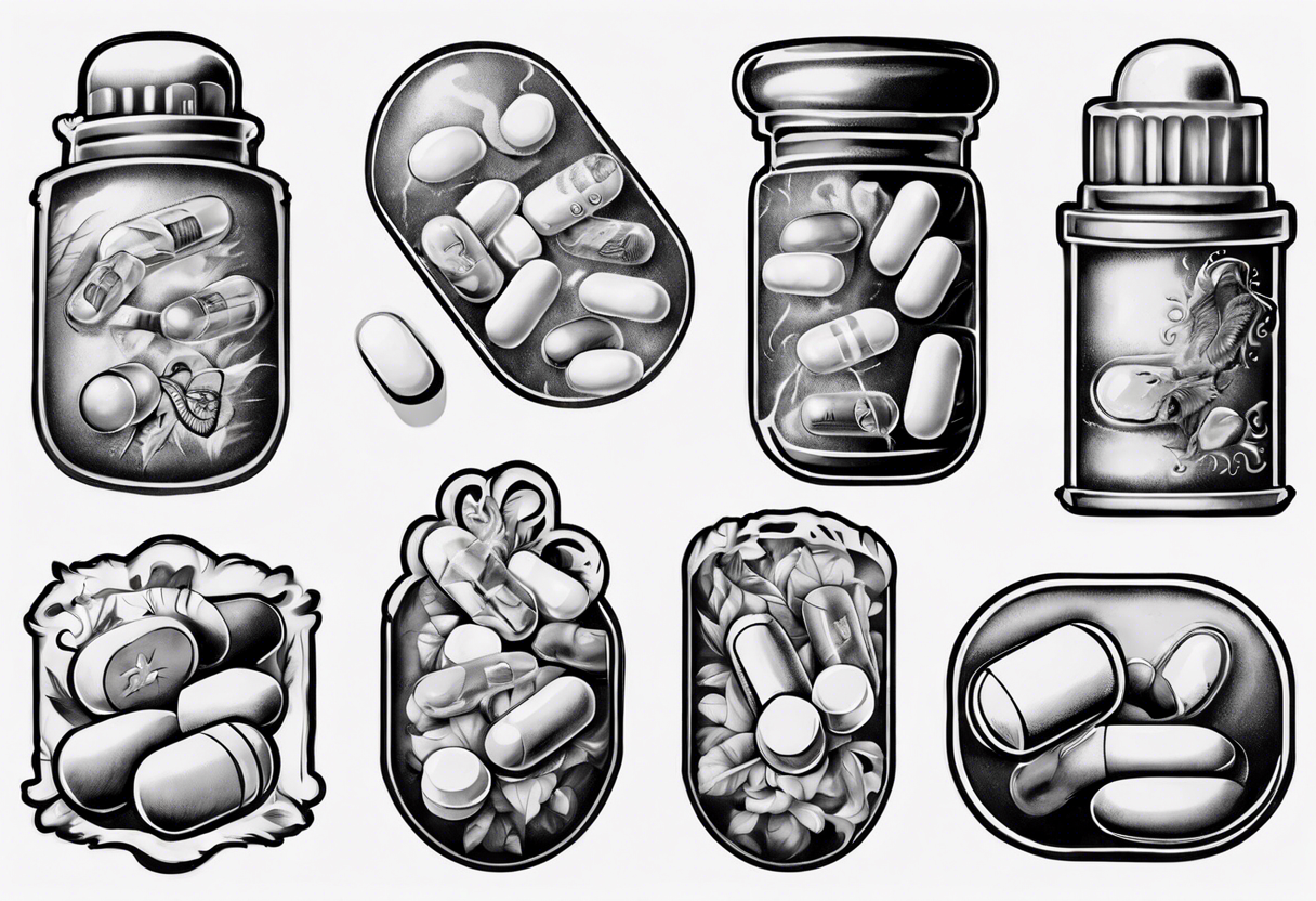 Pills tattoo idea