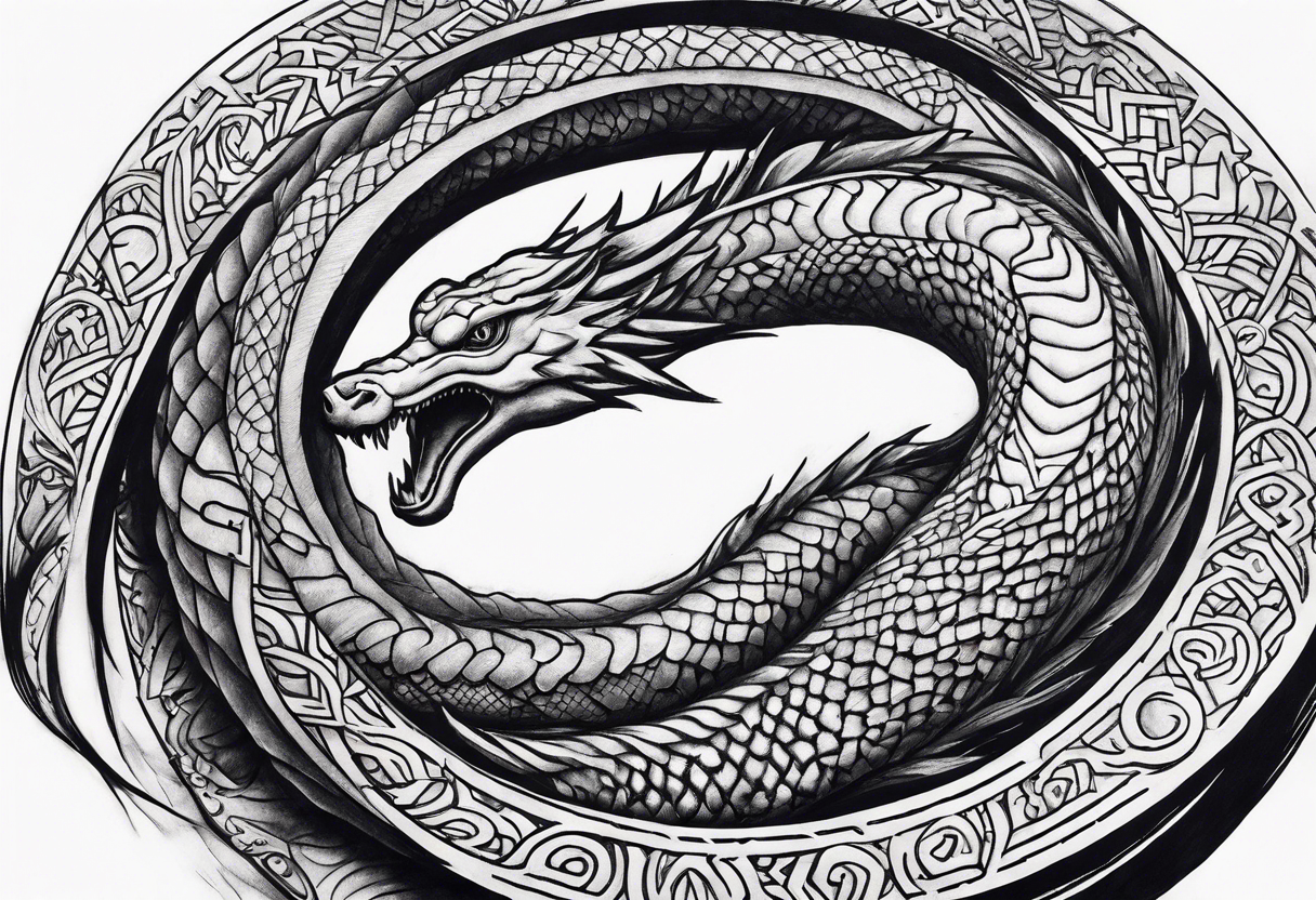 ouroboros tattoo idea