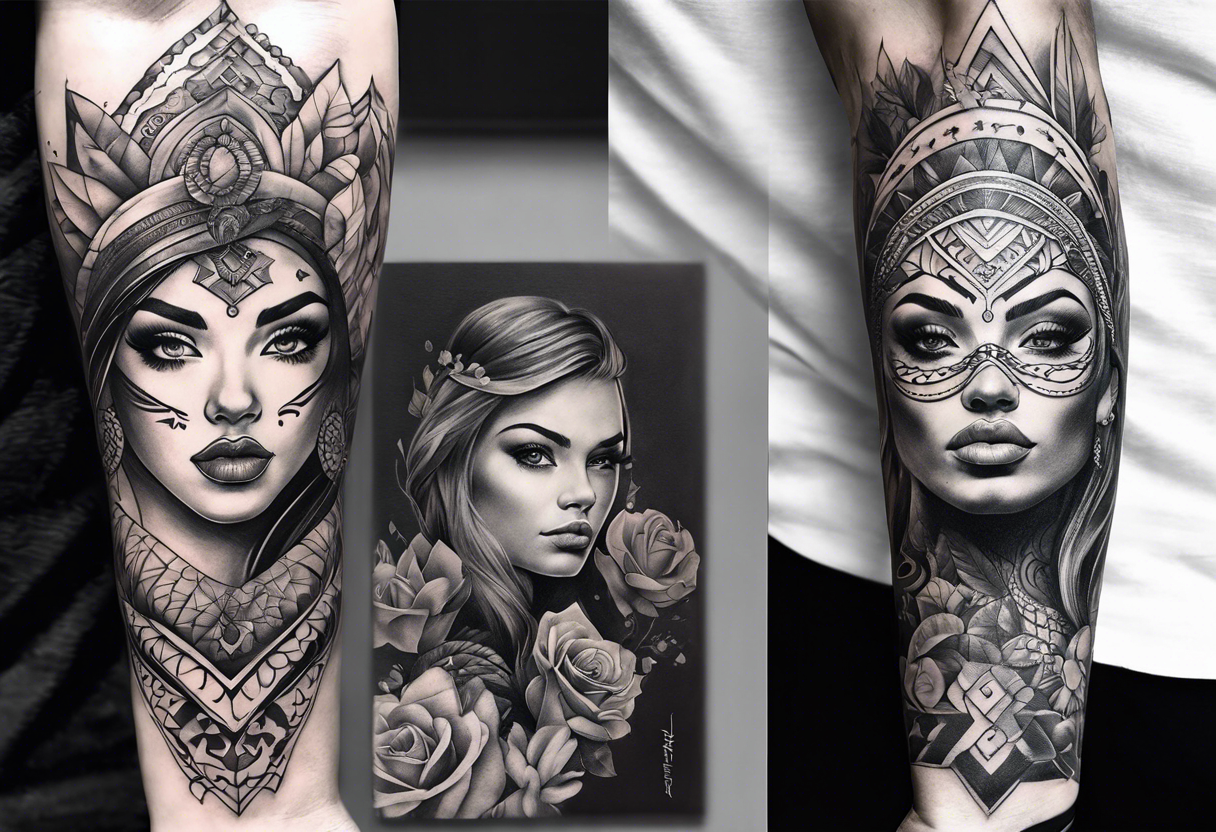 sleeve tattoo tattoo idea