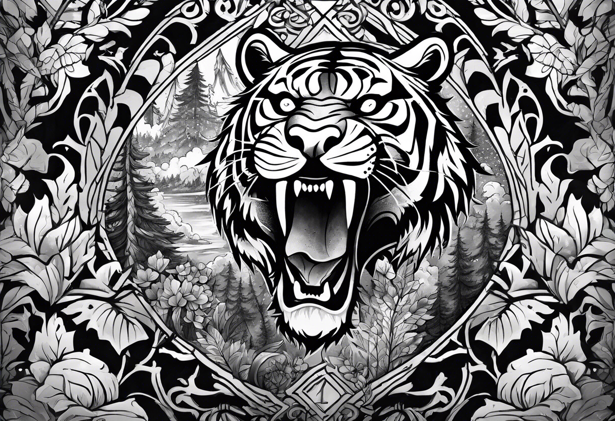 Tattoo uploaded by Tattoodo • #realistic #blackandgrey #tiger #tigertattoo # chest #Tristen • Tattoodo