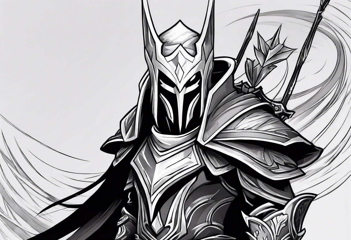 Phantom assassin from dota 2 tattoo idea