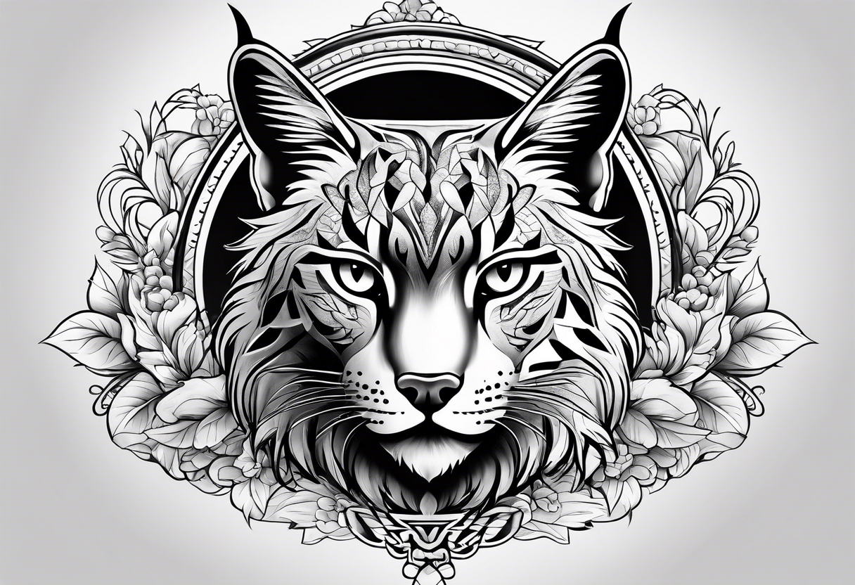 lynx tattoo idea