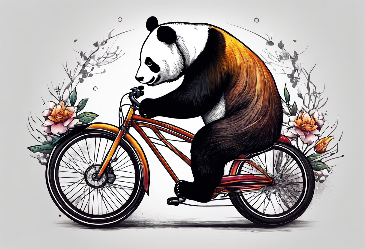 Bicycle Forever Tattoo Design by Rolling Rook Studio on Dribbble