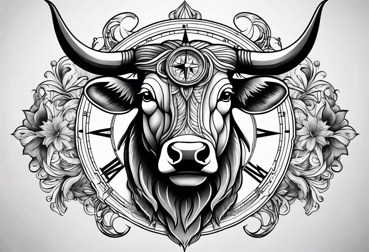 Cow Skull Temporary Tattoo - Set of 3 – Tatteco