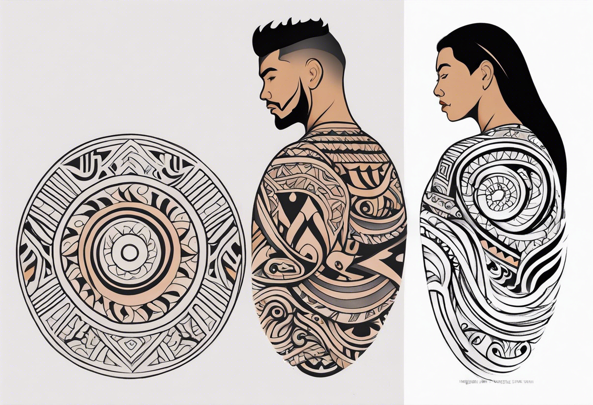 maori tribal  half sleeve tattoo tattoo idea