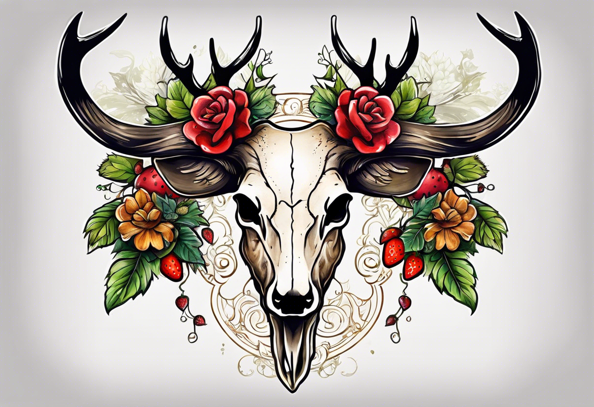 Deer Antlers Tattoo Spirit | TikTok