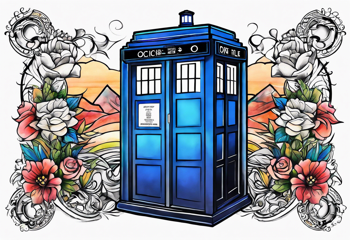 Tardis tattoo idea