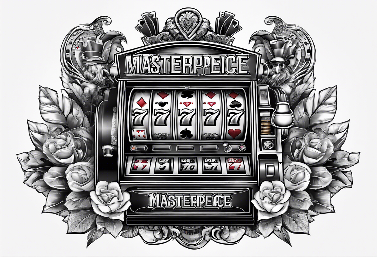 poker machine 7 casino tattoo idea