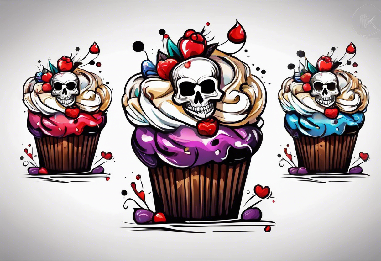 Yordis tattoo artist - Baking to death! . . . #bakingtattoo #skulltattoo  #dotworktattoo #colortattoo #cupcaketattoo #yordistattooartist  #infidelsinkocalafl #ocalatattoo #ocalaflorida | Facebook