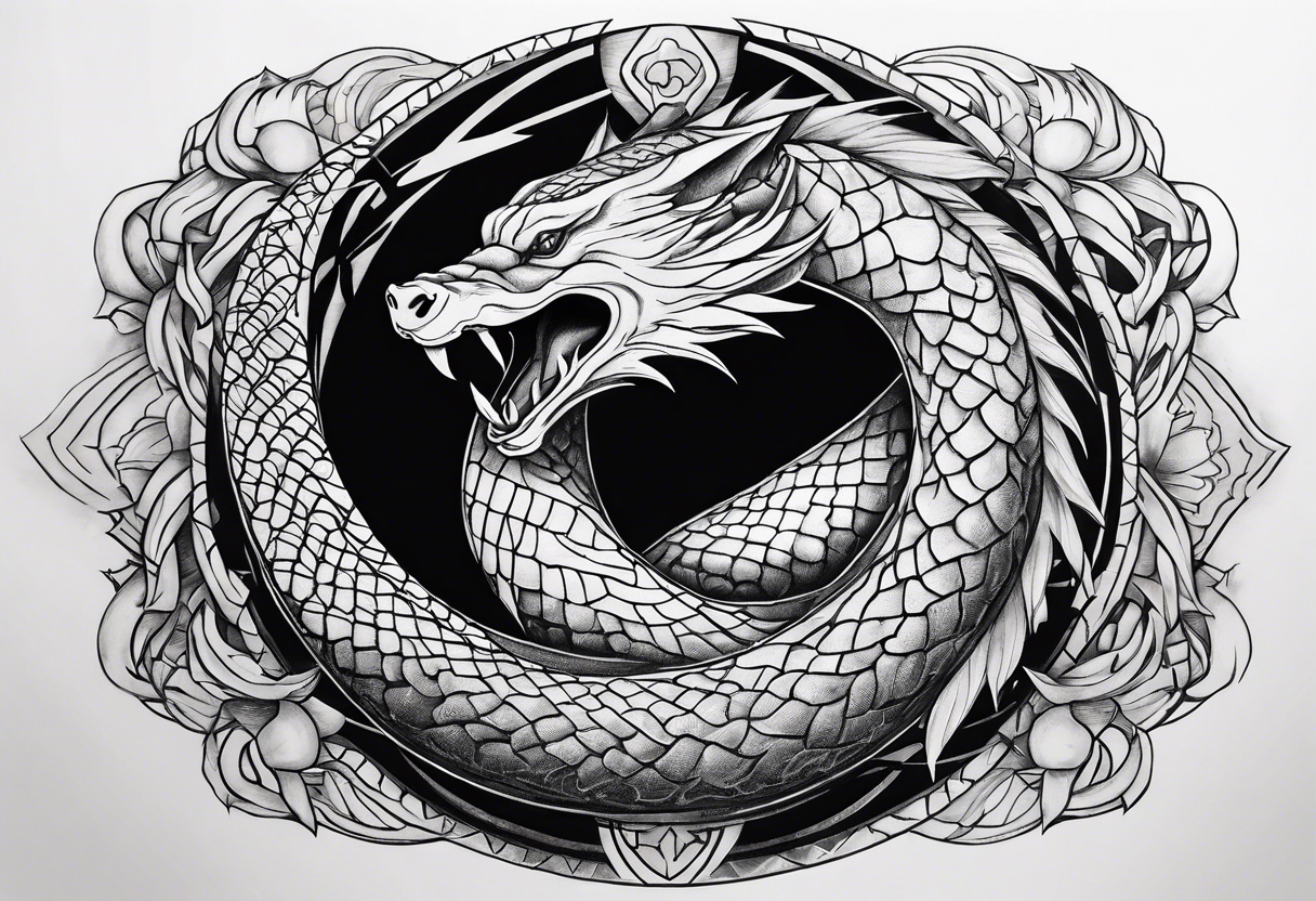 ouroboros tattoo idea