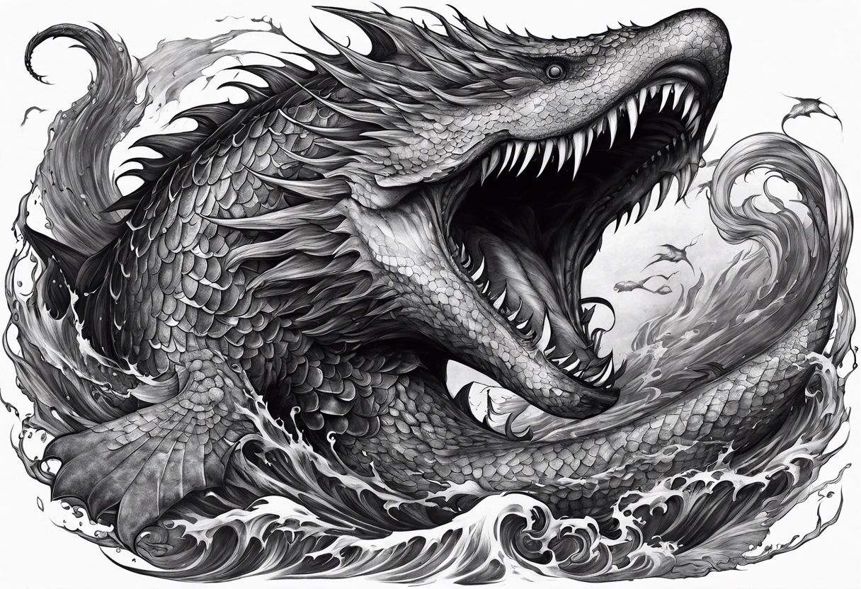 Leviathan from final fantasy tattoo idea